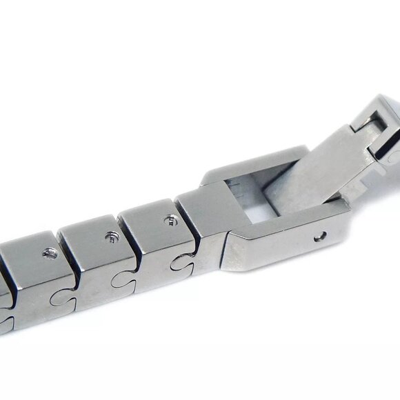 Corum Sugar Cube Ref.137.428.47 Quartz Watch SS Diamond